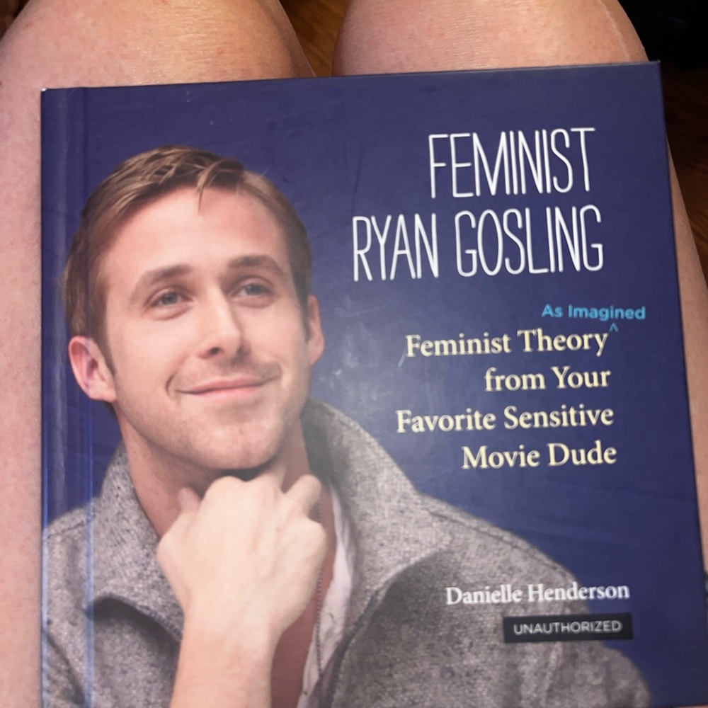 Feminist Ryan Gosling Book by - Blue Cover